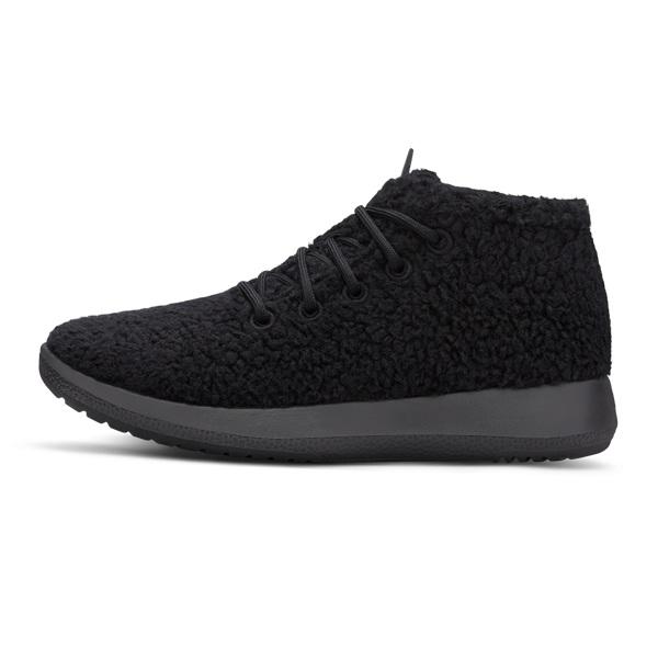 Allbirds Wool Runner-up Fluffs Men's High Tops Black | SG4223WY