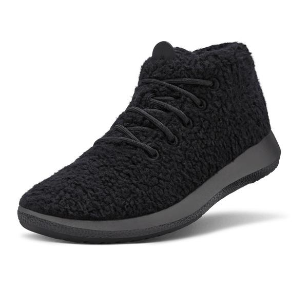 Allbirds Wool Runner-up Fluffs Men\'s High Tops Black | SG4223WY