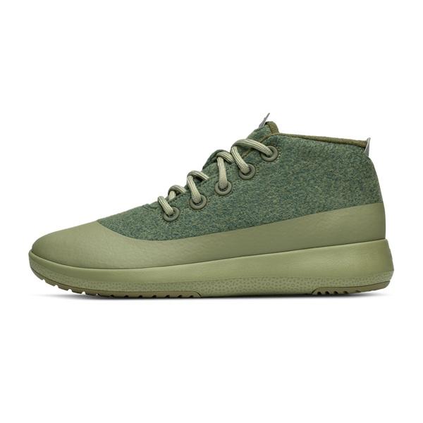 Allbirds Wool Runner-up Mizzle Plus Men's High Tops Olive | SG4226NB